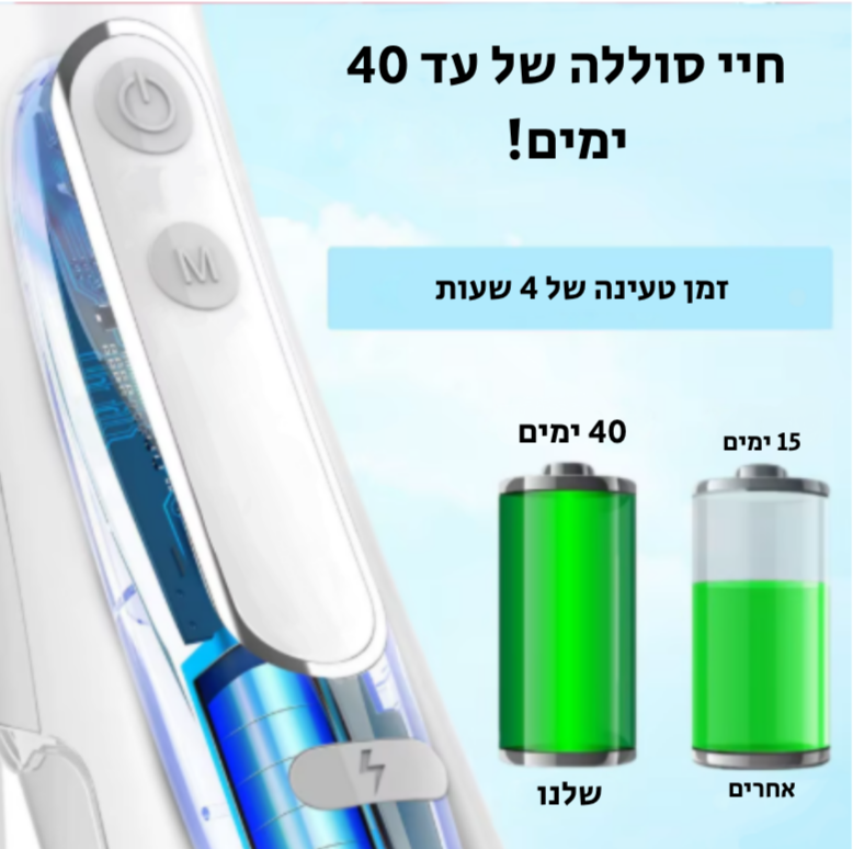 מנקה שיניים בלחץ מים